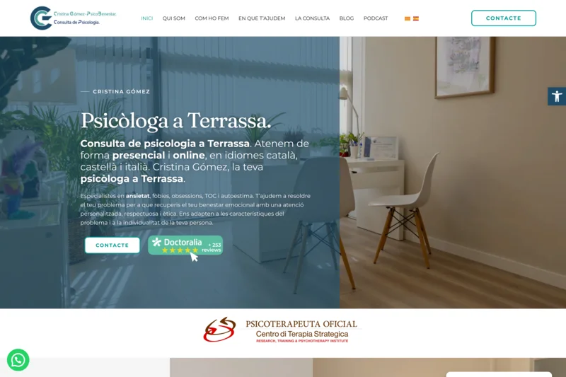 Cristina Gómez Psicóloga en Terrassa