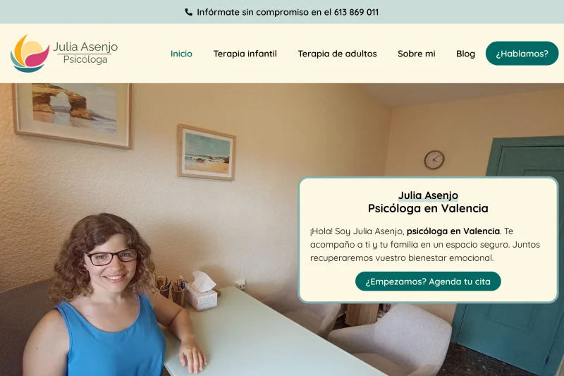 Julia Asenjo Psicóloga Valencia